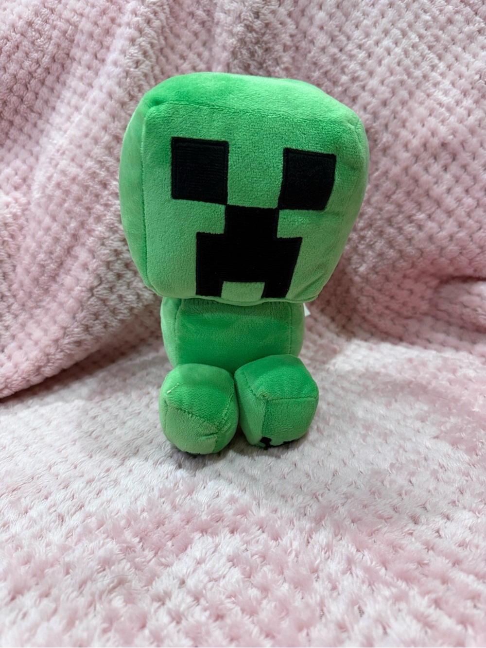 Minecraft Creeper Plush piggy bank